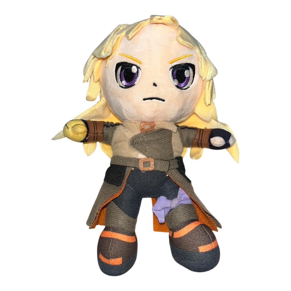 Rooster Teeth RWBY Yang Xiao Long Plush Toy Blonde Hair Purple Eyes Anime 10"